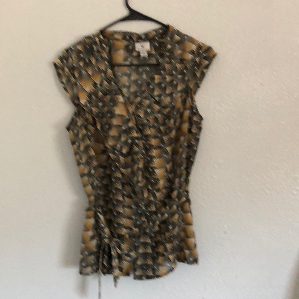 Multi color dress blouse